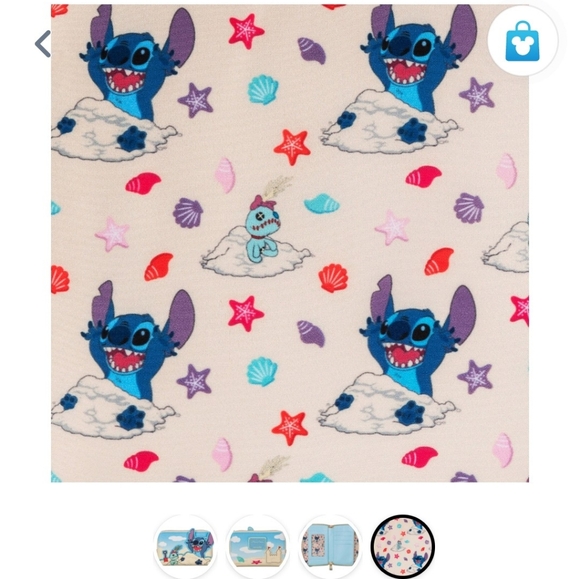 NWT Disney Stitch Loungefly Wallet - Picture 4 of 11